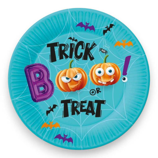 Picture of HALLOWEEN PAPER PLATES 18CM - 6 PACK